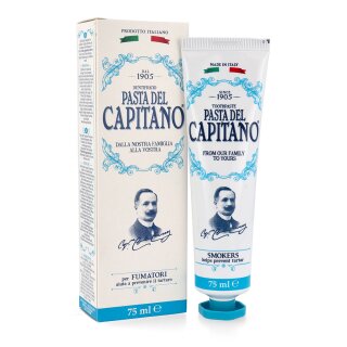 Pasta del Capitano Premium Edition 1905 Smokers Zahnpasta für Raucher 75 ml