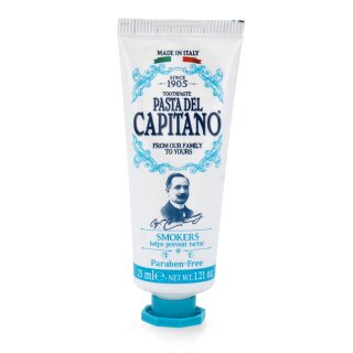 Pasta del Capitano Premium Edition 1905 Smokers Zahnpasta für Raucher Reisegröße 25 ml