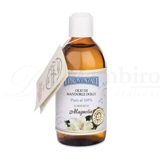 I Provenzali - 100% süßes Mandelöl mit Magnolien Duft 200 ml