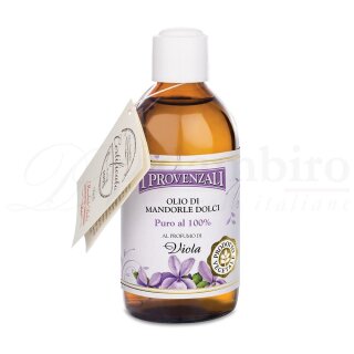 I Provenzali - 100% süßes Mandelöl mit Veilchen Duft 200 ml