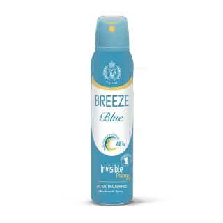 Breeze Blue deo 150 ml Anti Flecken Formel ohne Aluminiumsalze