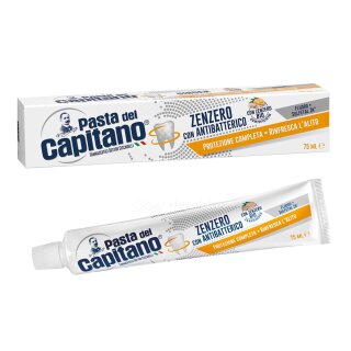 Pasta del Capitano Ingwer Zahnpasta mit antibakterieller Wirkung 75 ml