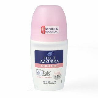 PAGLIERI Felce Azzurra Deoroller idraTalc Comfort 50ml ohne Alkohol