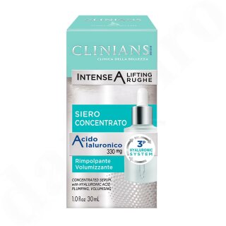 CLINIANS Intense A Lifting Rughe Konzentriertes Serum mit Hyaluronsäure 30 ml