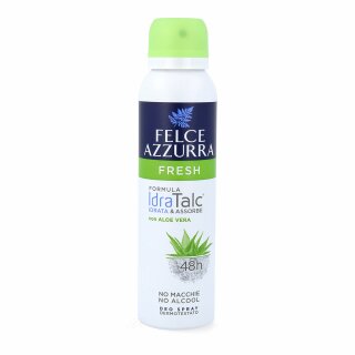 PAGLIERI Felce Azzurra deo fresco idra Talc 150 ml - ohne Alkohol