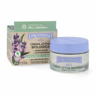 I Provenzali Bio Gesichtscreme Erste Falten Lavendel 50 ml