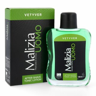 Malizia UOMO Vetyver After Shave Tonic Lotion Rasierwasser 100 ml