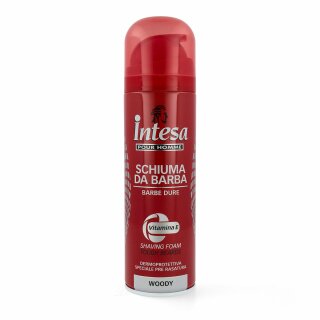 intesa pour Homme Rasierschaum Woody mit Vitamin E - 300ml