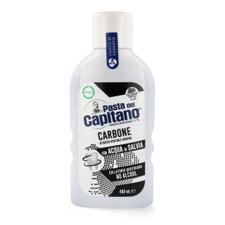 Pasta del Capitano Mundwasser mit Aktivkohle 400 ml