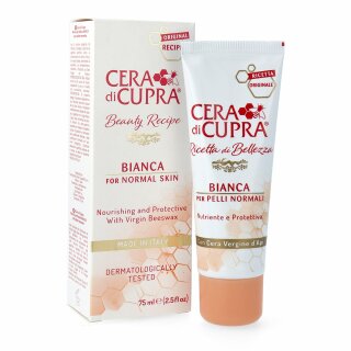 Cera di Cupra Bianca Creme für normale und fettige Haut - 75ml weiß