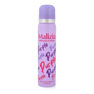 MALIZIA DONNA Body Spray deodorant - PURPLE 100ml