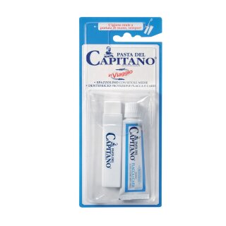 Pasta del Capitano Mini-Reise-Set mit Zahnbürste & Zahnpasta