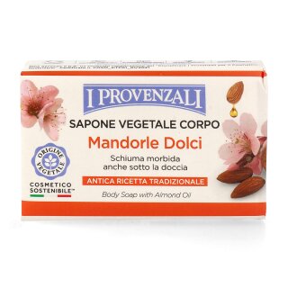 I Provenzali Seife mit süssem Mandelöl 250 g