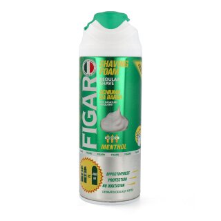 Figaro Rasierschaum Spender MENTHOL 400ml