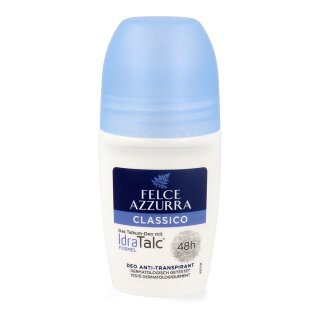 Paglieri Felce Azzurra Deoroller Classico IdraTalc ohne Alkohol 50 ml